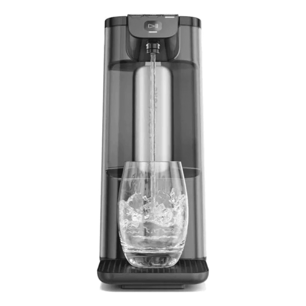 Purificador de Água Gelada Fria e Natural Eletrônico Placa Compacto Electrolux PE12G com Filtro Carvão 6 meses ou 3000L Painel Touch Cinza Bivolt