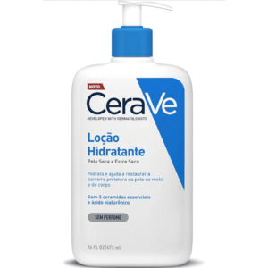 loja 16 CeraVe, Loção Hidratante Corporal, com textura Fluida e Ácido Hialurônico