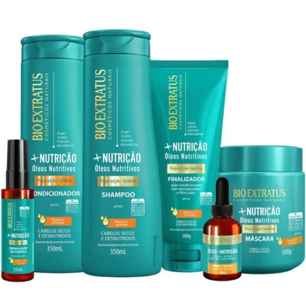 Kit Bio Extratus +Nutrição Máscara 500g Completo