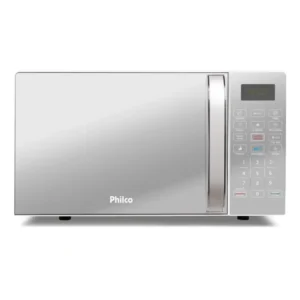 Micro-ondas Philco Pmo123 Capacidade 20 Litros 1100w Branco Espelhado Função Tira Odor 110v