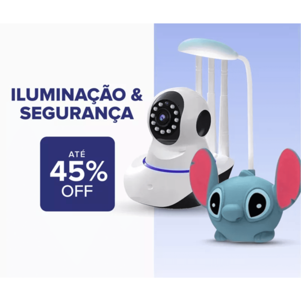 Iluminação e Segurança com até 45% off
