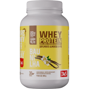 3VS Nutrition Whey 100% Concentrado 900g Sabor Baunilha