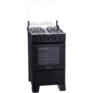 Fogão Atlas 4 bocas preto com forno limpa fácil Coliseum Plus - Forno 50l