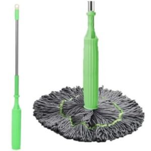 Esfregão Mop Desidratação 2 Em 1 - Esfregão Giratório Automático Para Limpeza De Piso