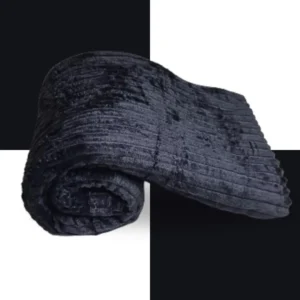 oferta de cama mesa & banho 19 Manta Cobertor Canelada Casal Soft Riscada Aveludada