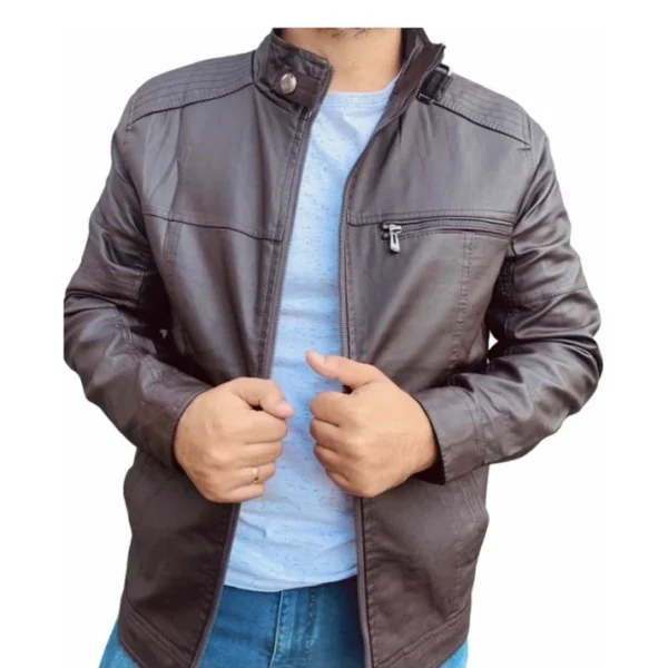 Jaqueta De Couro Masculina - Imagem 5