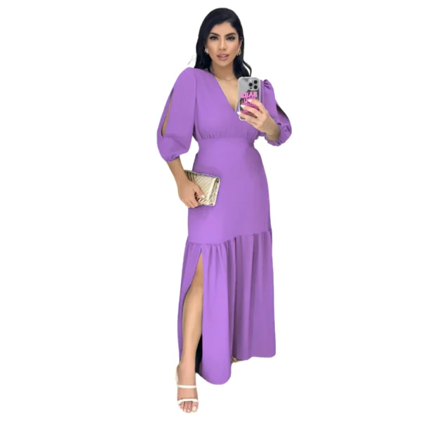 Vestido Longo Feminino Elegante - Imagem 2