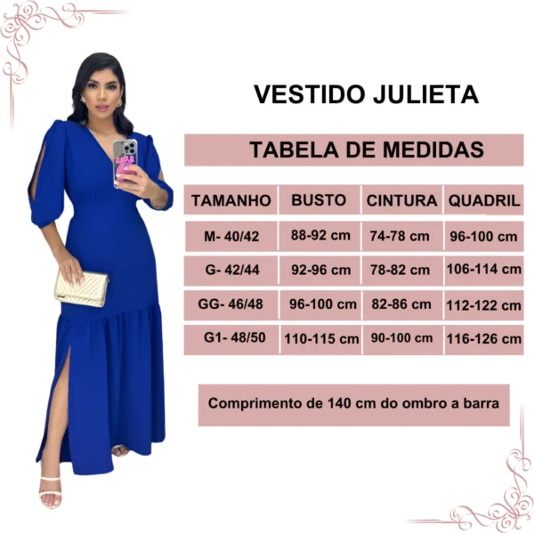 Vestido Longo Feminino Elegante - Imagem 7