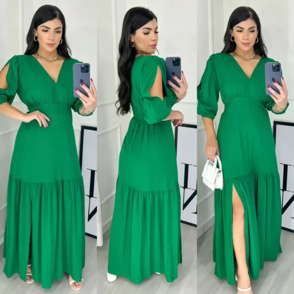 Vestido Longo Feminino Elegante - Imagem 4