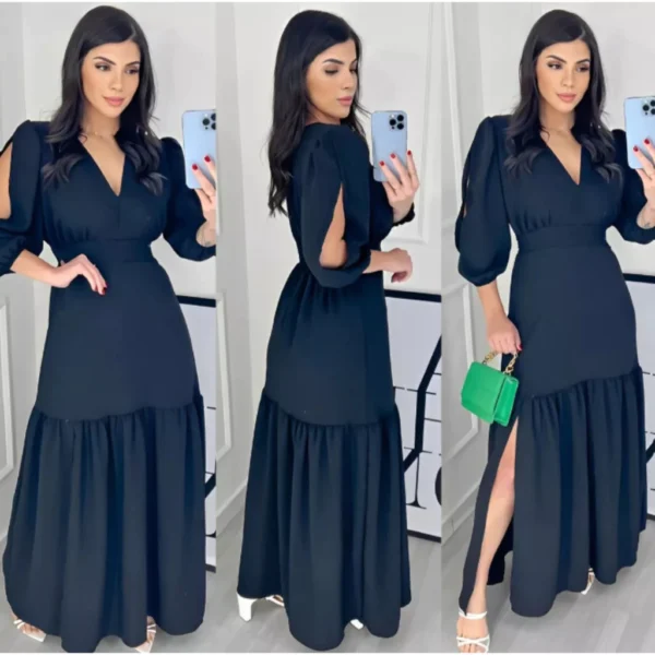 Vestido Longo Feminino Elegante - Imagem 3