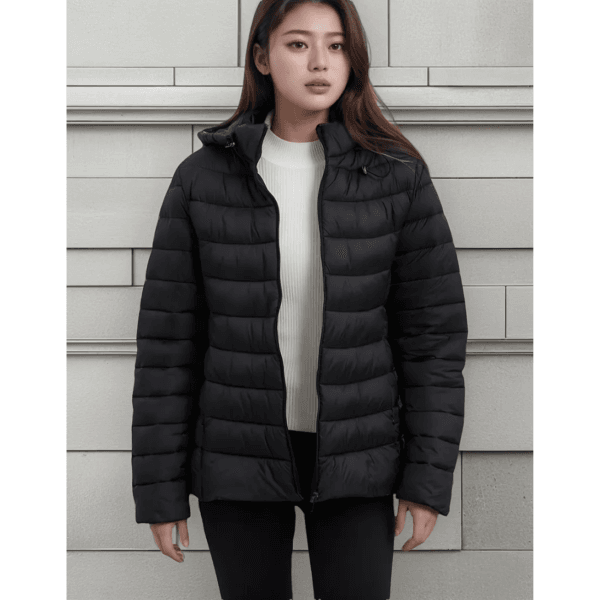 Bobojaco Impermeável Feminina Jaqueta Puffer