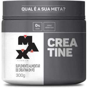 Ofertas da Amazon 55 MAX TITANIUM CREATINA 300 GR MONOHIDRATADA