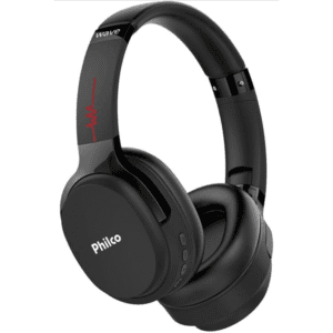 Fone de ouvido, Conexão Bluetooth 5.0, 150mW, Concha almofadada, PFO01BTP, Preto, Philco