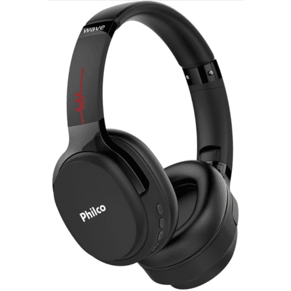 Fone de ouvido, Conexão Bluetooth 5.0, 150mW, Concha almofadada, PFO01BTP, Preto, Philco
