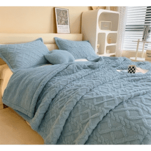 Cobertor Manta Glamour Com Sherpa imitação Lã De Caneiro Casal Dupla Face 1,90 x 2,20 Super Macio