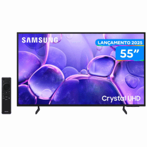 Smart TV 55" Samsung 4K UHD Crystal UHD UN55U8600FGXZD Tizen Bixby 3 HDMI