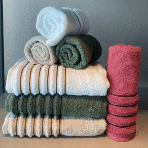 oferta de cama mesa & banho 16 Jogo Toalhas De Banho C/ 4 Pçs Super Luxo Gigante Grossa