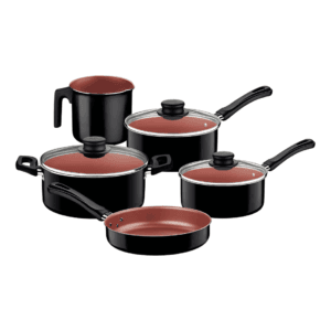 Conjunto De Panelas Com 5 Peças Caribe 20297008 Preto Tramontina