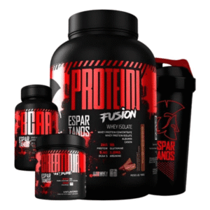 Kit Whey Protein Fusion + Bcaa + Creatina + Shaker