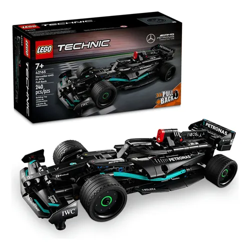 Lego Technic 42165 Mercedes-amg F1 W14 Com Pull-back - Quantidade De Peças 240 1 Lego Technic 42165 Mercedes-amg F1 W14 Com Pull-back - Quantidade De Peças 240