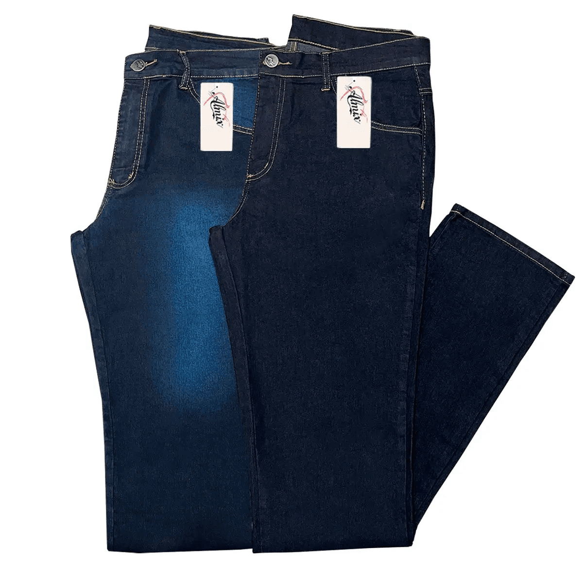 Kit 02 Calças Jeans Masculina Tradicional.