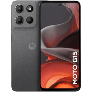 Smartphone Motorola Moto G15 256GB Grafite 4G 4GB RAM 6,7" Câm. Dupla Selfie 8MP