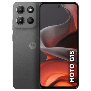 Smartphone Motorola Moto G15 - 256gb 12gb (4gb Ram+8gb Ram Boost) E Camera 50mp Com Ai E Night Vision Bateria De 5200 Mah Tela Fhd+ 6.7 Com Superbrilho Nfc - Grafite