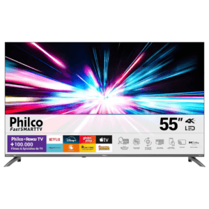 Smart Tv 55 Philco 4k Uhd Led Roku Tv Dolby Audio P55cra