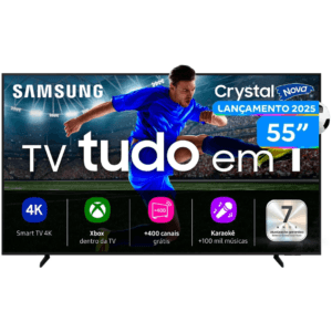 Smart TV 55" Samsung 4K UHD Crystal UHD UN55U8600FGXZD Tizen Bixby 3 HDMI