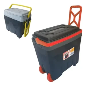 Caixa Térmica Cooler Com Alça Praia Pesca Camping 34 Litros