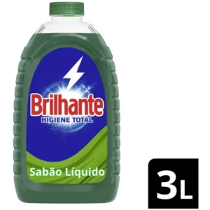 Lava Roupas Líquido Brilhante Higiene Total 3L
