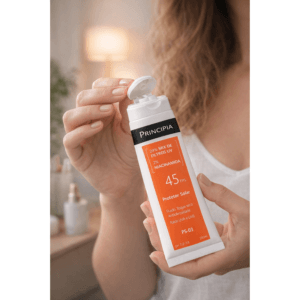Protetor Solar Corporal Principia 24% Mix de Filtros UV + 2% Niacinamida FPS 45 PS-03 com 200ml
