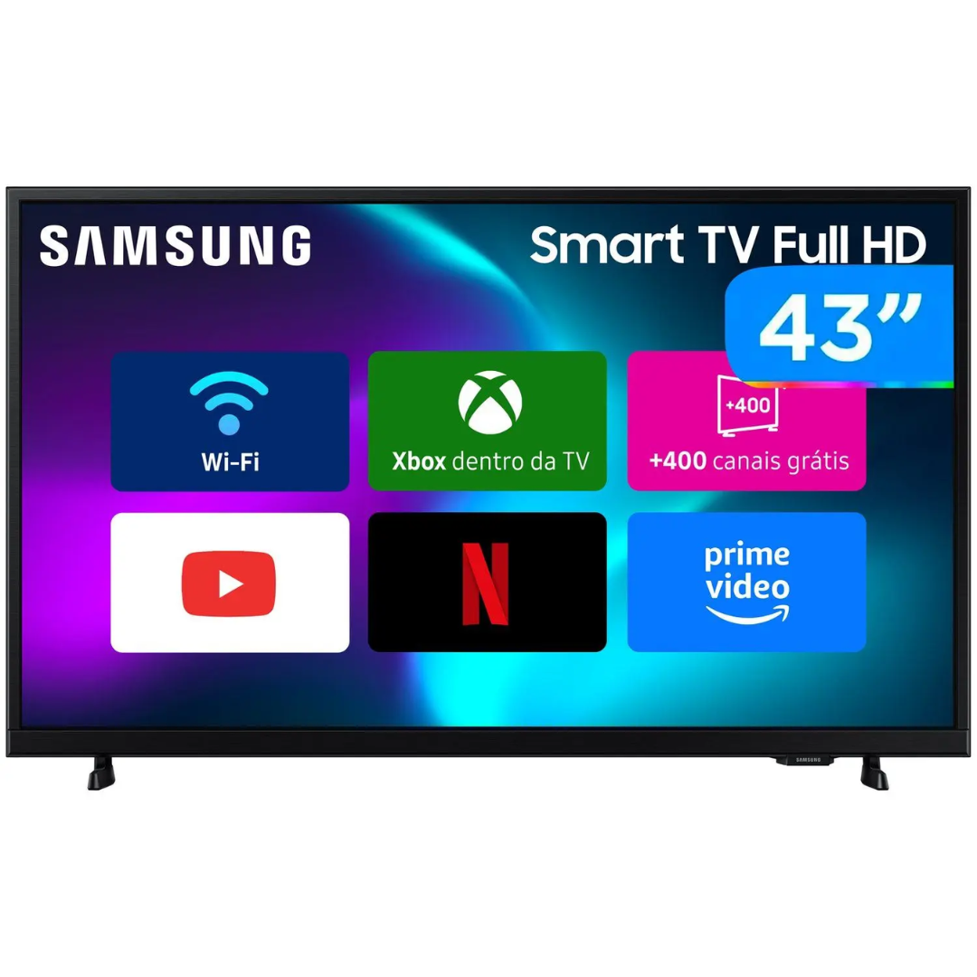 Smart TV 43" Samsung Full HD 43F6000F Tizen Hyper Real 2 HDMI 1 Smart TV 43" Samsung Full HD 43F6000F Tizen Hyper Real 2 HDMI