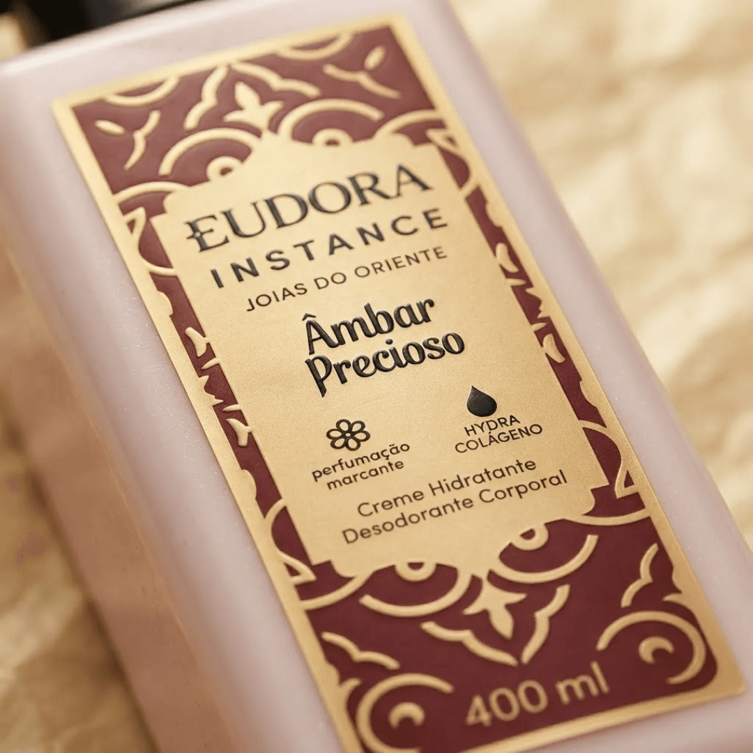 Hidratante Corporal Instance Âmbar Precioso 400ml 3 Hidratante Corporal Instance Âmbar Precioso 400ml - Imagem 3