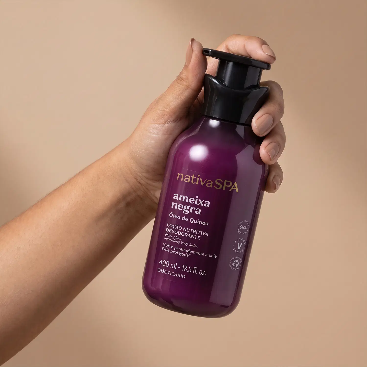 Nativa Spa Loção Hidratante Corporal Ameixa Negra 400Ml 2 Nativa Spa Loção Hidratante Corporal Ameixa Negra 400Ml - Imagem 2