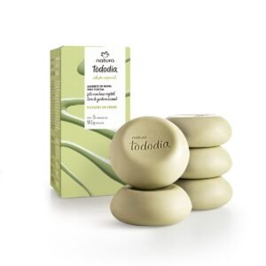 inicio 23 Sabonete em Barra Puro Vegetal Tododia Pistache em Creme 5 un de 90 g cada